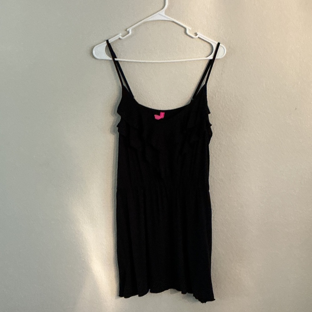Victoria's Secret Black Top with Pink Tag